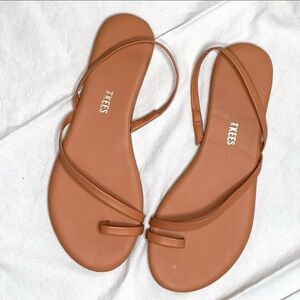 NEW TKEES Pigments Sandals in Sienna Size 8
